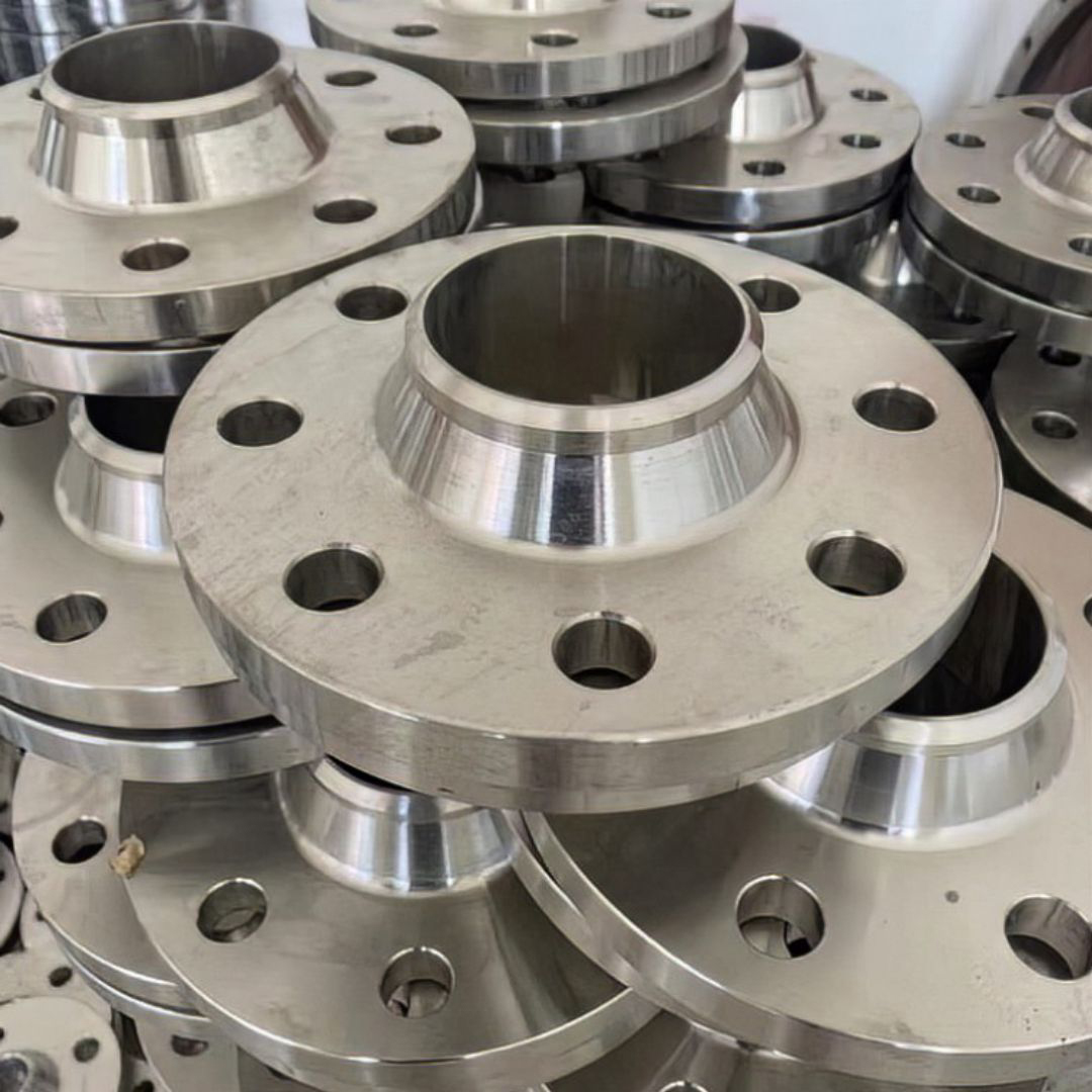 ステンレス鋼の突合溶接フランジ